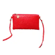 4Pcs New Style Women's Fashion Shoulder Small Faux Leather Shoulder Bag Purse Handbag Crossbody Bags Crocodile Pattern Bag