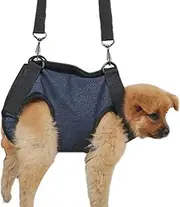 Dog Lift Harness - Adjustable Hands fre Dog Carrier Bag, Lightweight Pet Shoulder Sling | Small Dog Travel Tote Soft Pet Carry Sling, Comfortable Dog Shoulder Carrier for Outdoor Activities