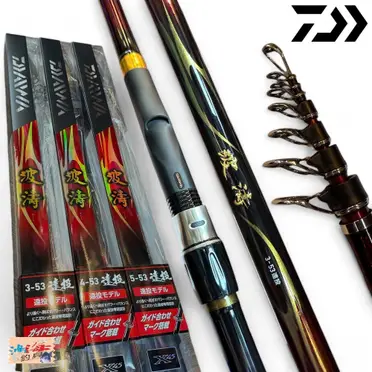 中古　磯竿 ダイワ 波濤　遠投　 3-53遠投・N / daiwa / 保証書有 ダイワ 21 波濤 3-53遠投・N | 竿・ロッド,磯竿,ダイワ