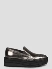[Prada] Prada-Mocassini Metallic-Donna 35