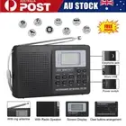 Portable Digital World Full Band Radio Receiver AM/FM/SW/MW/LW Radio Alarm Clock