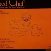 (1097) Pampered Chef Halloween Cookie Cutters (BAT / GHOST / PUMPKIN) Fast Ship