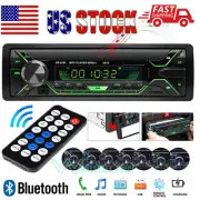 Touch USB Bluetooth Car Stereo Receiver AM/FM Radio Audio System Single DIN Dash