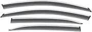 STIDPFZX Window Visor Compatible for VW Lavida 2008-2020 Car Rain Shield Deflectors Awning Trim Cover Exterior Car-Styling Accessories(Dark Grey)