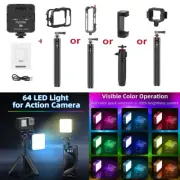 Action Camera Selfie RGB Fill Light Tripod Shooting Accessories For Insta360 X4