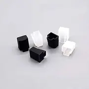 50 Pack RJ45 Connectors Dust Cover Protector Ethernet Cable Plug Protective Case Cap for RJ45 Pass Through Connector Network Cat5e Cat6 Cat7 Internet LAN Patch Cord Printer Indoor Outdoor