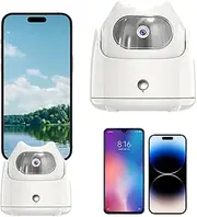 Auto Face Tracking Tripod, 360 Rotation Phone Holder, Body Tracking Stabilizer, AI Motion Sensor, Adjustable Stand Mount, Hands-, for Live Streaming and Vlogging, 8.7x8.6x8.6cm