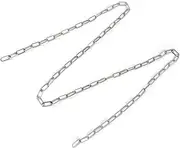 [ULDIGI] Bag Hanging Chain Chain and Padlock Wire Silver