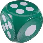Toyvian Large Foam Dice Jumbo Game Dice for and Classroom Activities Comfortable Corner Design for Lawn Games and Educational Use