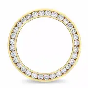 5CT Channel Diamond Bezel 14KY For 40MM Rolex Submariner, GMT Master 2, Daytona