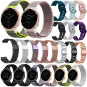 18mm Nylon/Silicone/Stainless Steel Band Strap For Garmin Vivoactive 4S Venu 2S