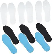 IWOWHERO Sole Inserts for Women Pairs Memory Foam Insoles Thin Breathable Replaceable for Foot