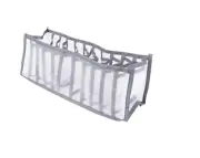 Lot of 4 Closet Drawer Organizer Multi-Grid Collapsible Underwear Socks Storage