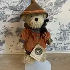NWT Retired 2000 Boyd's Bears Einstein Q Scaredybear Plush 10" Scarecrow Fall BB