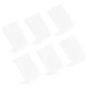 6 Pcs QR Code Payment Card Clear Stand for Display Acrylic Label