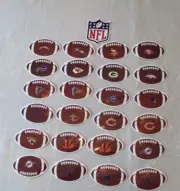 LOT OF 24 ASSORTED NFL FOOTBALL STICKERS #2