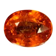 2.01 Ct. Awesome Luster Mandarin Garnet Oval Cut WITH GLC CERTIFY
