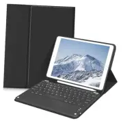 Keyboard Case for iPad 9th Generation 10.2 inch, Touchpad Detachable Black