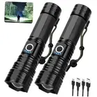 Rechargeable Flashlights High Lumens, 900000 Lumen Super Bright Flashlight,