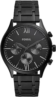 [FOSSIL] 44Mm Fenmore Black Analog Watch for Men BQ2365