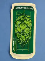 BEER STICKER ~ FREMONT Brewing Field to Ferment Pale Ale ~ Seattle, WASHINGTON