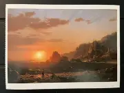 POSTCARD HUDSON RIVER SCHOOL PAINTINGS- GRAND MANAN ISLAND, 1852 FREDERIC CHURCH