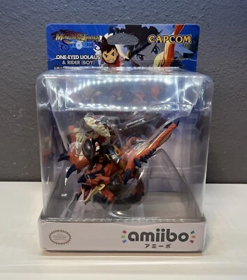 Nintendo Amiibo Monster Hunter Stories One-Eyed Rathalos and Rider Boy JAPAN