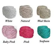 250gr * 3mm Recycle Macrame String , Weaving , Rainbow Wall Hanging Rope Cord
