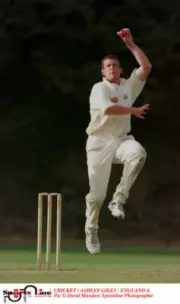 Ashley Giles England A Old Player Cricket Photo 1