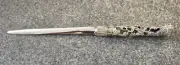 Vintage Pewter Letter Opener with Grapes and Leaves 8-1/2"