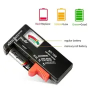 AA/AAA/C/D/9V Universal Battery Volt Checker Tester Button Cell Battery