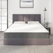 [NapQueen] King Mattress, 8 Inch Victoria Hybrid Cooling Gel Infused Pocket Spring and Memory Foam Mattress, King Size Mattress Bed in a Box, CertiPUR-US Certified, Fiberglass-Free Mattress