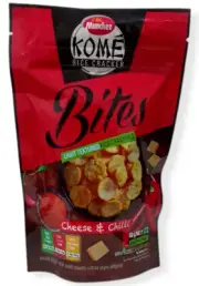 Kome Rice Cracker Bites Sri Lanka Cookies Savory Snack Biscuits Cheese & Chilli