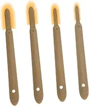 4Pcs Caulk Smoothing Tool Ergonomic Caulking Spatulas for Grout Removal and Filling Gaps Walls Floors and Windows Versatile Applicator for Home and Construction Use