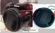 SNAP-ON FRONT LENS CAP DIRECTLY to NIKON COOLPIX L830 L 830 CAMERA+HOLDER