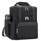Insulated Lunch Bag & Lunch Box for Men - Double Deck Reusable Lunch Bag for ...