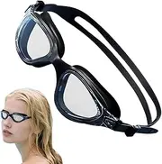 Goggles for Adults | Pool Swimming Goggles for Adults | Adjustable Eyeglasses with Anti-Fog Clear Vision for Snorkeling Diving Training