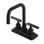 Kingston Brass KS664.CML Manhattan 1.2 GPM Centerset Bathroom - Bronze
