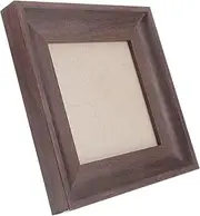 AUTSUPPL Retro Wood Grain Color Photo Frame Display Case Nail Art Exhibition Board False Nail Photo Board False Nail Sample Display Board Nail Color Showcase Frame Nail Stand Wooden Brown
