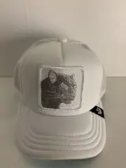 Goorin Bros YOUTH Trucker HAT Panther White (top) Blue (bottom) Hat NEW
