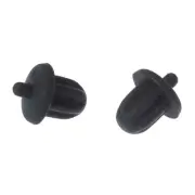 10pcs Black Rubber 6.35mm Audio Jack PC DVD Microphone Socket Dust CovSE