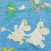 在飛比找Yahoo!奇摩拍賣優惠-全新正版 Moomin 嚕嚕米 刷毛毯冷氣毯 藍色