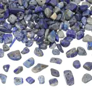 Chip Stone Beads, 350Pcs Crystals Gemstone for DIY Jewelry Making, Blue Purple