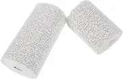 LOLIPPYY 2rolls Plaster Cloth Gauze Bandages for Crafts and Scenery Construction Easy Use Plaster Strips for Belly Cast and Model Building