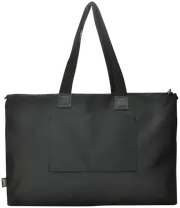 Generation Earth Recycled Foldable Tote Bag (Black)