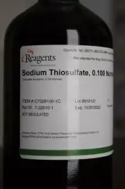 Reagents Sodium Thiosulfate Pentahydrate 0.100 Normal (N/10) 1000 mL 34 fl oz