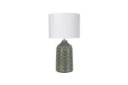 Bloom Ceramic Table Lamp - Green