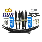 4"+3" Lift Kit Lovells Coil Raw Leaf Diff Spacer for Mitsubishi Triton MQ