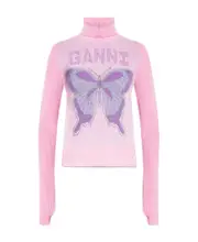 Butterfly Roll Neck XXS Pink