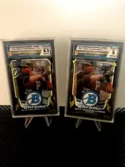 2014 BOWMAN CHROME JUMBO FOIL PACK SMC 9 MINT BRYANT/BETTS!! 1 OF 1 #1100 NICE!